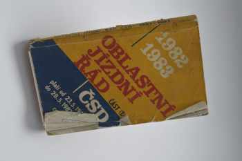 Oblastní jízdní řád ČSAD 1982/1983. Část 1