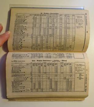 Oblastní jízdní řád ČSAD Čechy 1966/1967 1
