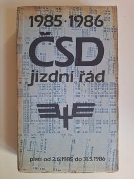 Oblastní jízdní řád ČSD