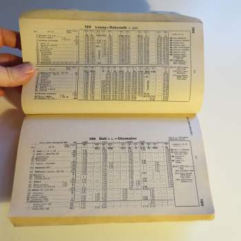 Oblastní jízdní řád ČSD 1987-1988
