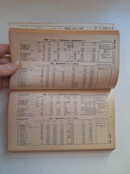 Oblastní jízdní řád ČSD 1988/89 (1.část)