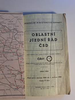 Oblastní jízdní řád ČSD