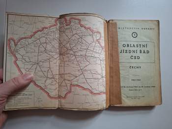 Oblastní jízdní řád ČSD Čechy 1963-1964