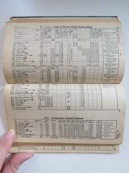 Oblastní jízdní řád ČSD Čechy 1965-1966