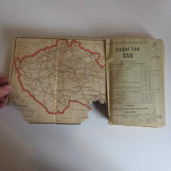Oblastní jízdní řád ČSD Čechy 1967-1968