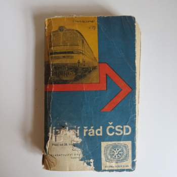 Oblastní jízdní řád ČSD Čechy 1967-1968