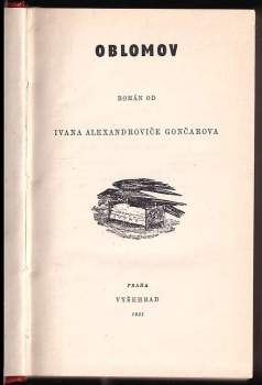 Ivan Aleksandrovič Gončarov: Oblomov