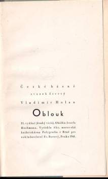 Vladimír Holan: Oblouk