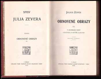 Julius Zeyer: Obnovené obrazy