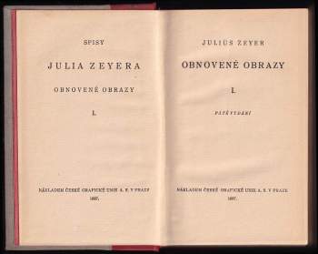 Julius Zeyer: Obnovené obrazy