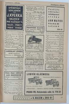 Odborový telefonní seznam pro Prahu 1948-49