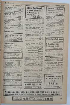 Odborový telefonní seznam pro Prahu 1948-49