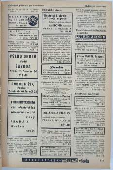 Odborový telefonní seznam pro Prahu 1948-49