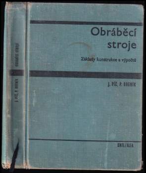 Josef Píč: Obráběcí stroje