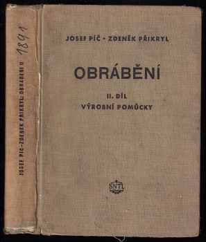 Josef Píč: Obrábění II. díl