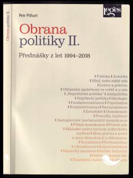 Petr Pithart: Obrana politiky II