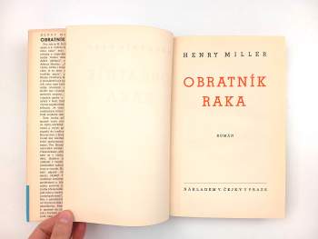 Henry Miller: Obratník Raka