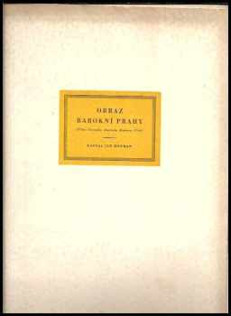 Jan Hofman: Obraz barokní Prahy