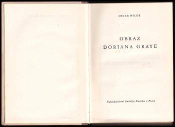 Oscar Wilde: Obraz Doriana Graye