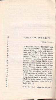 Oscar Wilde: Obraz Doriana Graye