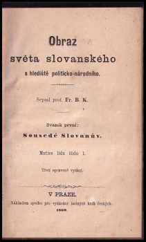 František Bronislav Kořínek: Obraz světa slovanského s hlediště politicko-národního