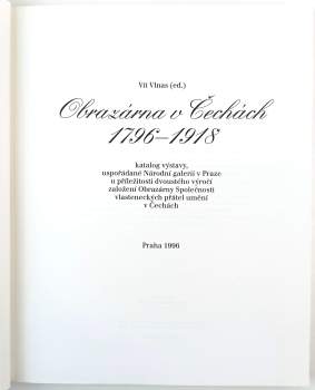 Obrazárna v Čechách 1796-1918