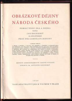 Jaroslav Kosina: Obrázkové dějiny národa českého