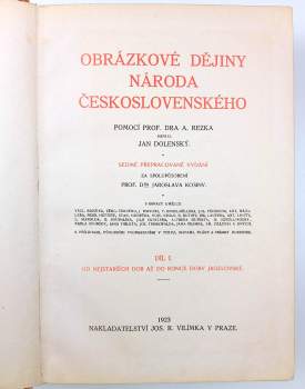 Jan Dolenský: Obrázkové dějiny národa československého