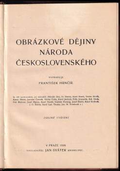František Hrnčíř: Obrázkové dějiny národa československého