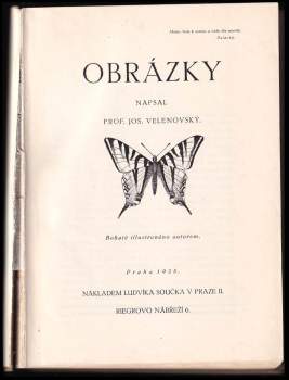 Josef Velenovský: Obrázky