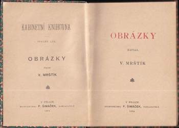 Vilém Mrštík: Obrázky