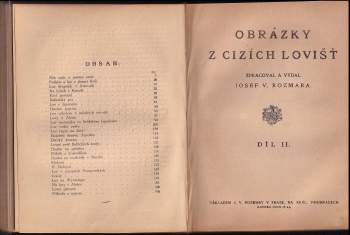 Josef Václav Rozmara: Obrázky z cizích lovišť