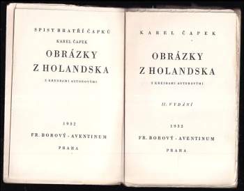 Karel Čapek: Obrázky z Holandska
