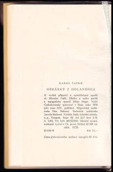 Karel Čapek: Italské listy