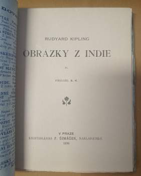 Rudyard Kipling: Obrázky z Indie