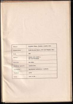 František Němec: Obrázky z malého světa