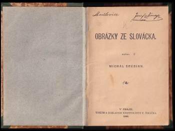 Michal Srubjan: Obrázky ze Slovácka