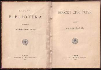 Karel Kálal: Obrázky zpod Tater