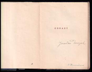 Jaroslav Durych: Obrazy