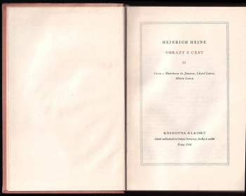 Heinrich Heine: Obrazy z cest