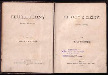 Jan Neruda: Obrazy z ciziny