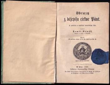 Tomáš Vlastimil Novák: Obrazy z dějepisu církwe Páně