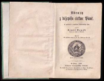 Tomáš Vlastimil Novák: Obrazy z dějepisu církwe Páně