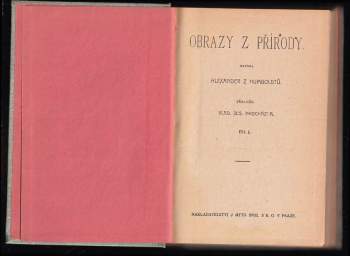 Alexander von Humboldt: Obrazy z přírody