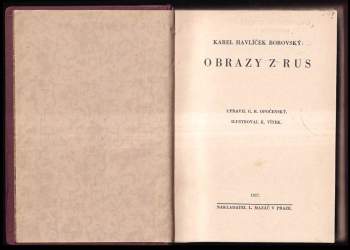 Karel Havlíček Borovský: Obrazy z Rus