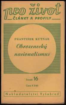 František Kutnar: Obrozenecký nacionalismus