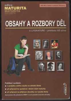 Otakar Slanař: Obsahy a rozbory děl