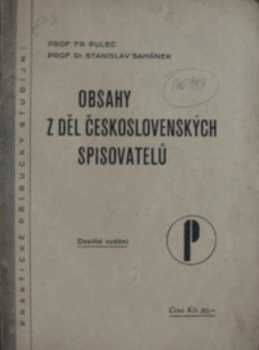 Obsahy z děl československých spisovatelů