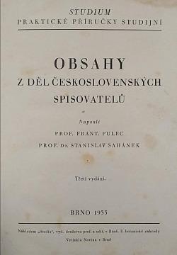 Obsahy z děl československých spisovatelů