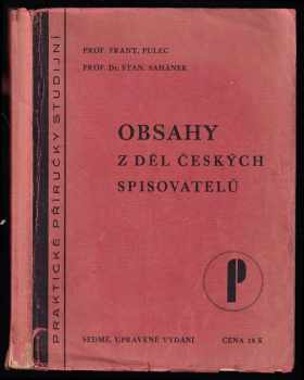 Obsahy z děl českých spisovatelů